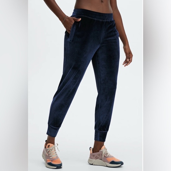 Fabletics Daria Blue Velour Jogger Woman’s Sweatpants XS - Picture 13 of 13